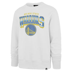 Golden State Warriors '47 Big & Tall Spotlight Headline Pullover Sweatshirt sale - Cream | 47 brand for sale