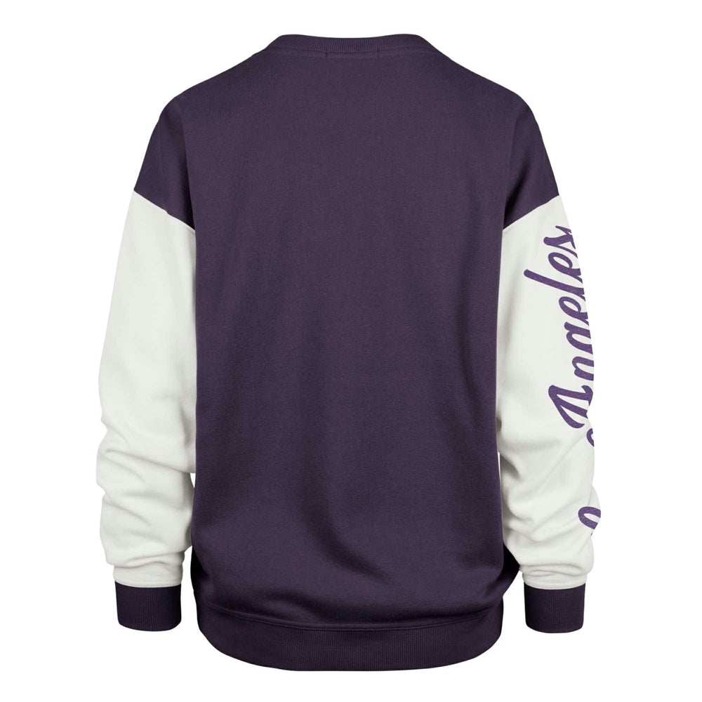 Los Angeles Lakers '47 Women's Rise Andie Pullover Sweatshirt - Oversized Pullover Sweatshirt Purple | 47 brand shop
