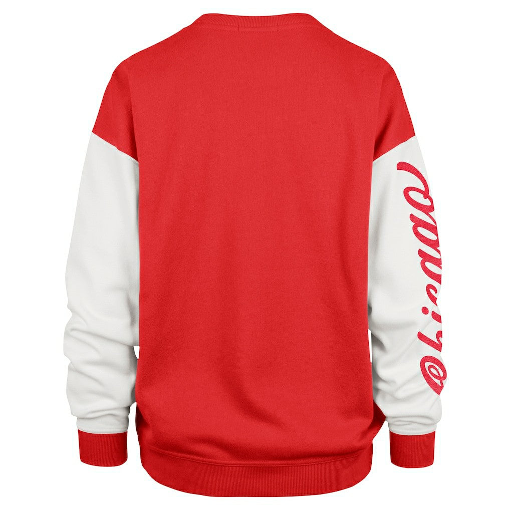 Chicago Bulls '47 Women's Rise Andie Oversized Pullover Sweatshirt - Red | 47 brand sale