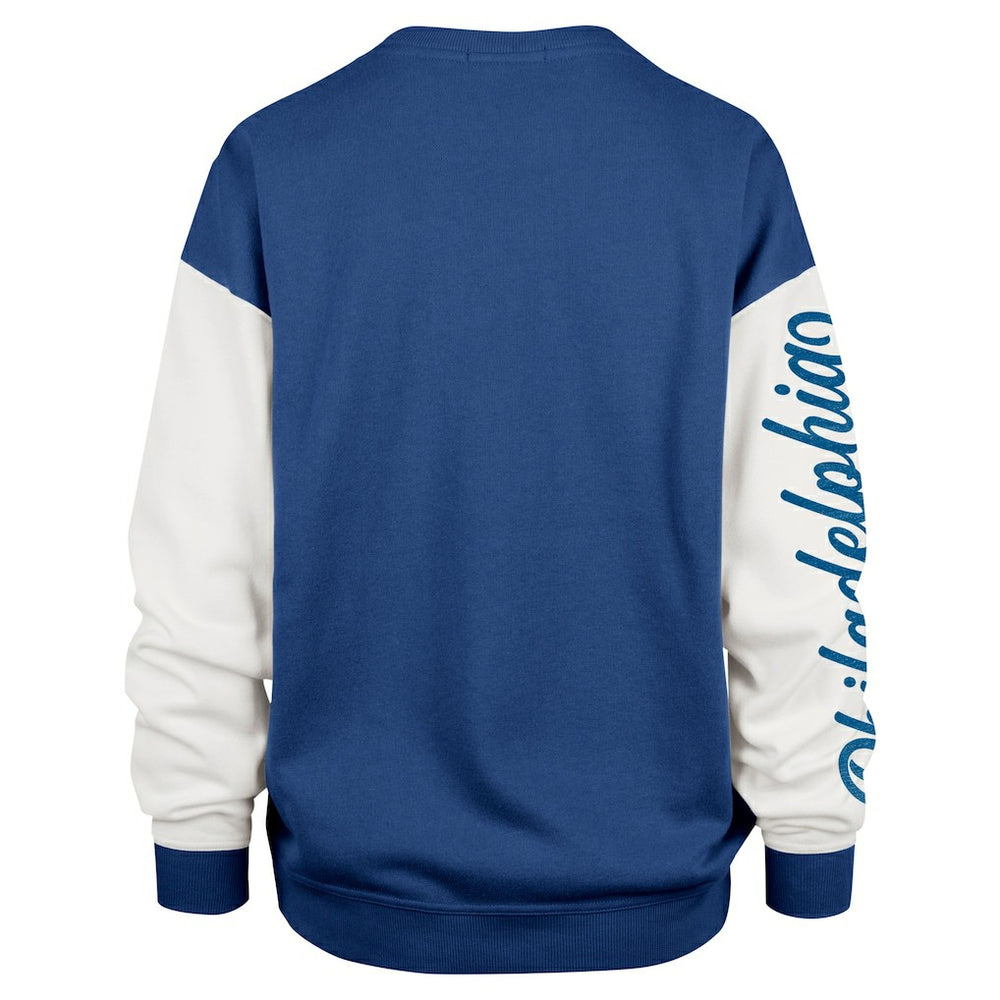 Philadelphia 76ers '47 Women's Rise Andie Oversized Pullover Sweatshirt - Royal | 47 brand outlet