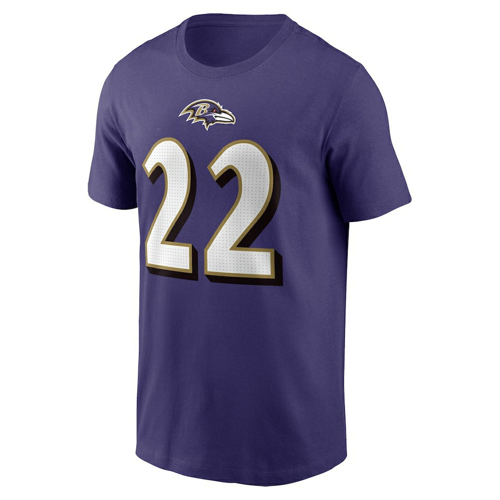 NFL Baltimore Ravens Derrick Henry  Player Name & Number T-Shirt