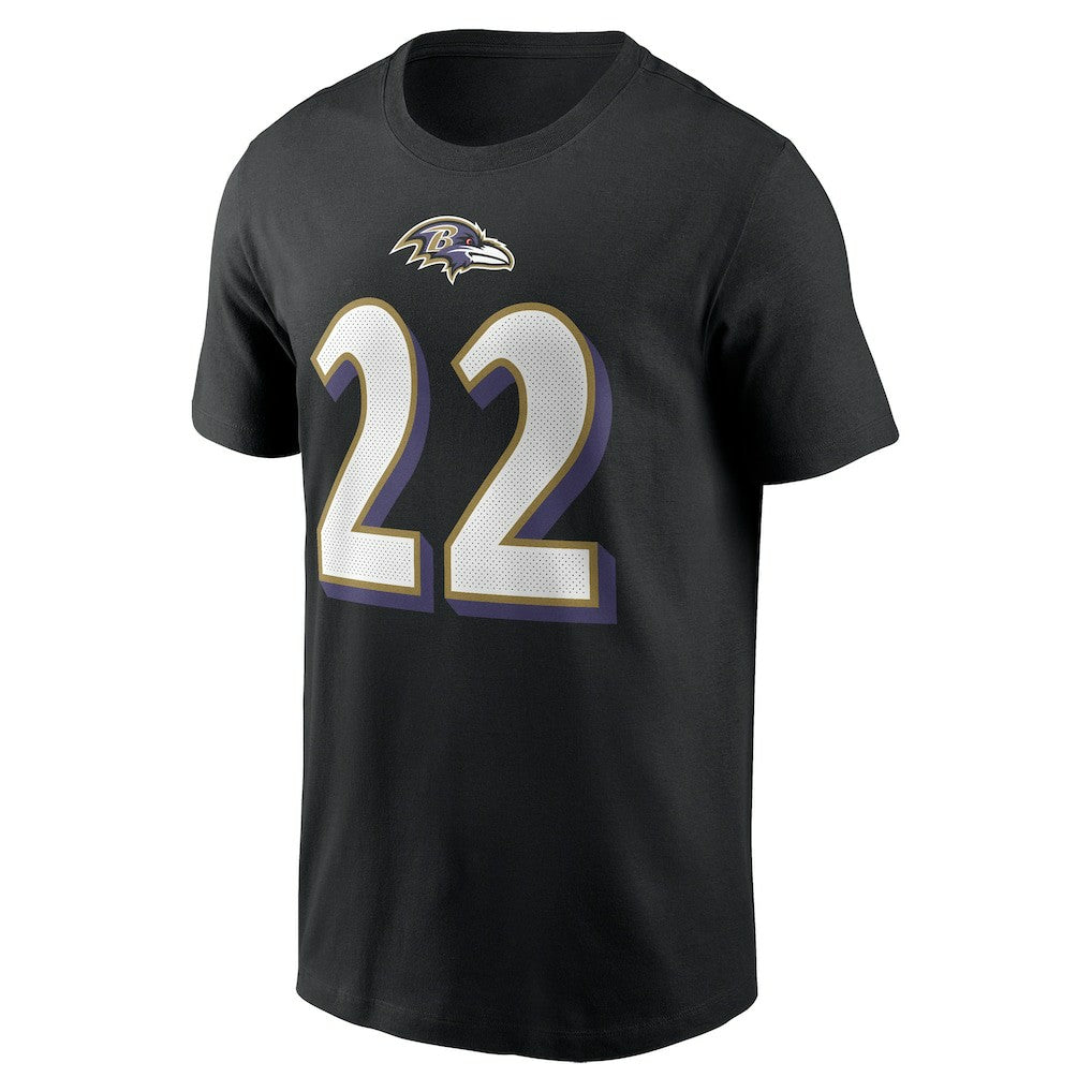 NFL Baltimore Ravens Derrick Henry  Player Name & Number T-Shirt