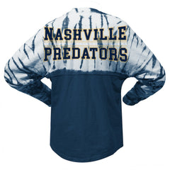 Nashville Predators Spirit Jersey Unisex Crystal Half Dye Long Sleeve T-Shirt