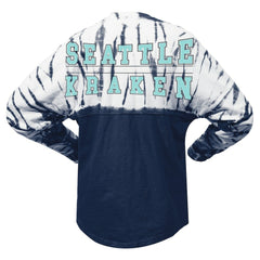 Seattle Kraken Spirit Jersey Unisex Crystal Half Dye Long Sleeve T-Shirt