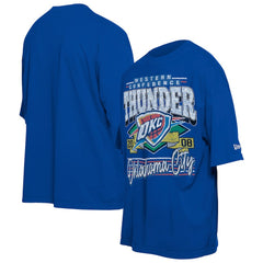 Oklahoma City Thunder Distressed Sport Classics T-Shirt - Blue | New Era outlet