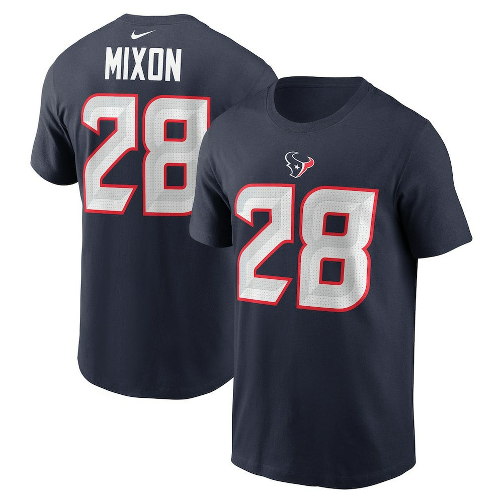 NFL Houston Texans Joe Mixon  Player Name & Number T-Shirt