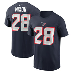 NFL Houston Texans Joe Mixon  Player Name & Number T-Shirt