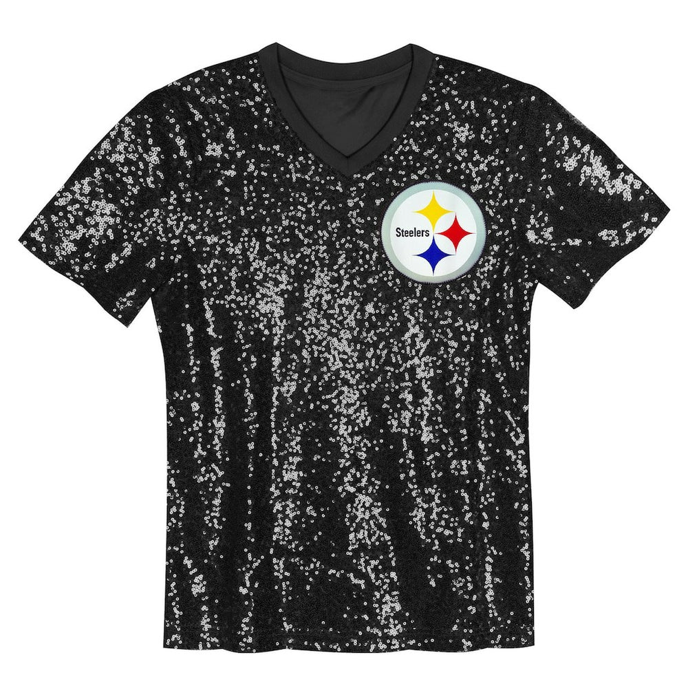 NFL Pittsburgh Steelers T.J. Watt  Women's Player Name & Number V-Neck Fashion Jersey
