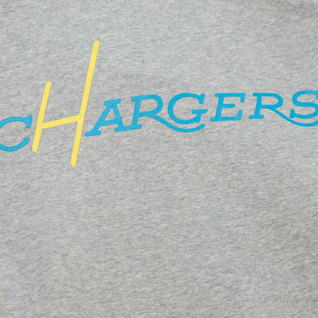 NFL Los Angeles Chargers All Over 4.0 Vintage Logo Pullover Sweatshirt