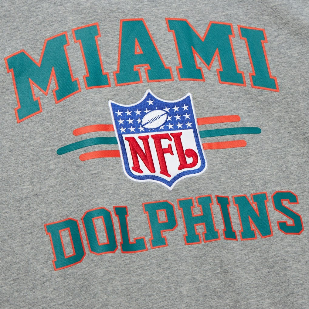 NFL Miami Dolphins All Over 4.0 Vintage Logo Pullover Sweatshirt