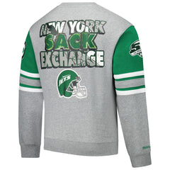 NFL New York Jets All Over 4.0 Vintage Logo Pullover Sweatshirt