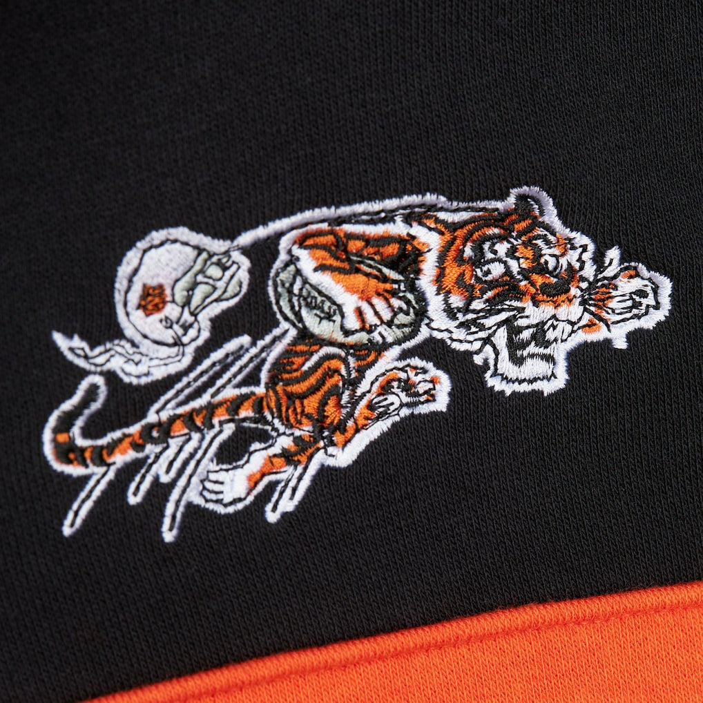 NFL Cincinnati Bengals Vintage Logo Head Coach Fleece Pullover Hoodie
