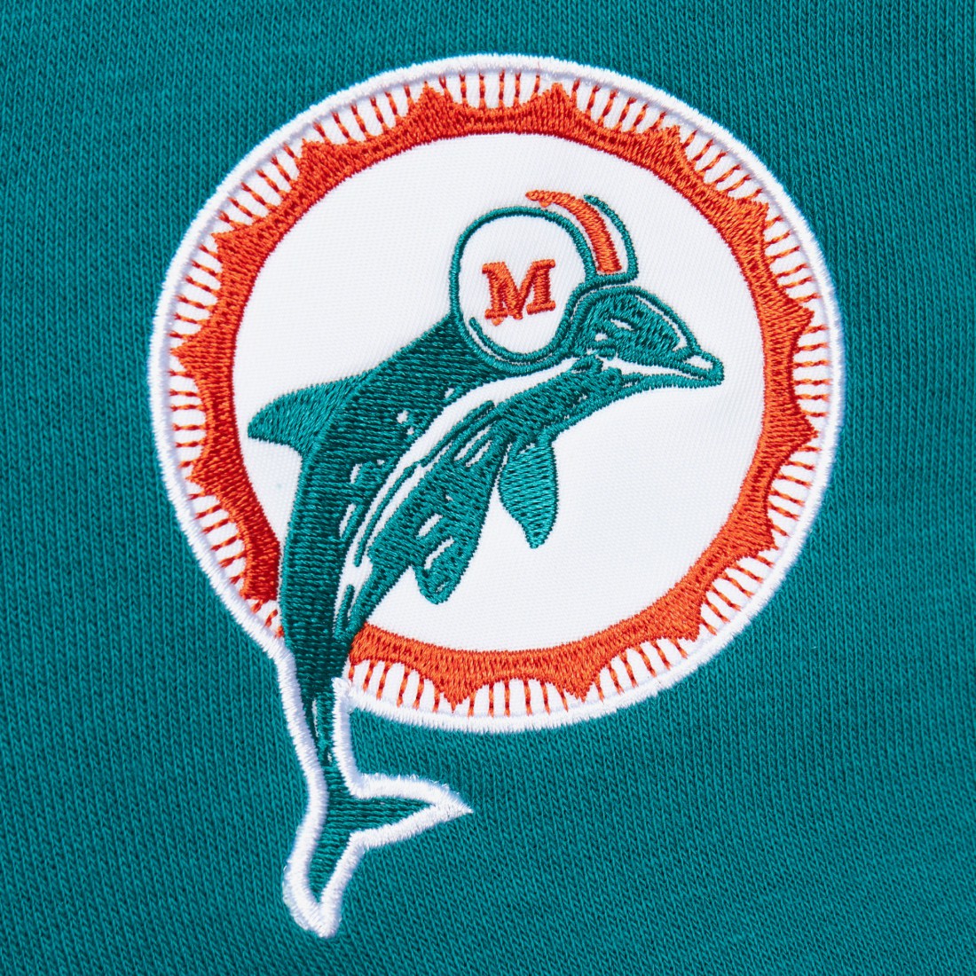 NFL Miami Dolphins Vintage Logo Head Coach Fleece Pullover Hoodie