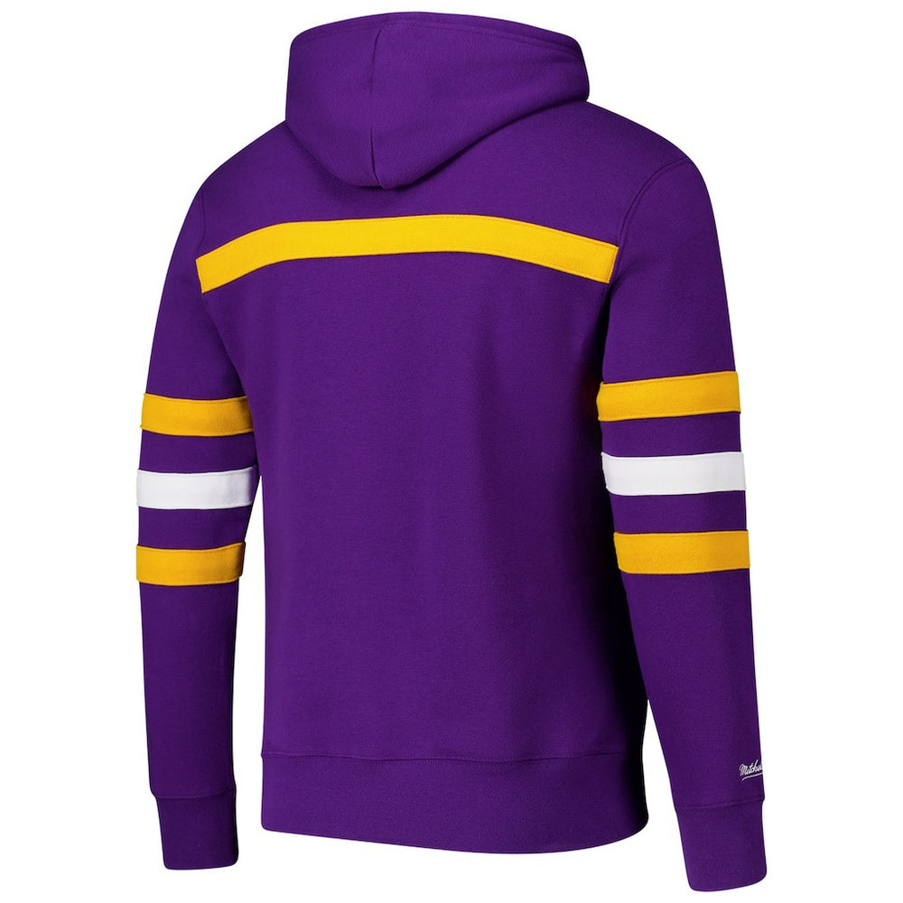 NFL Minnesota Vikings Vintage Logo Head Coach Fleece Pullover Hoodie