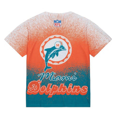 NFL Miami Dolphins Team Burst Vintage Logo T-Shirt