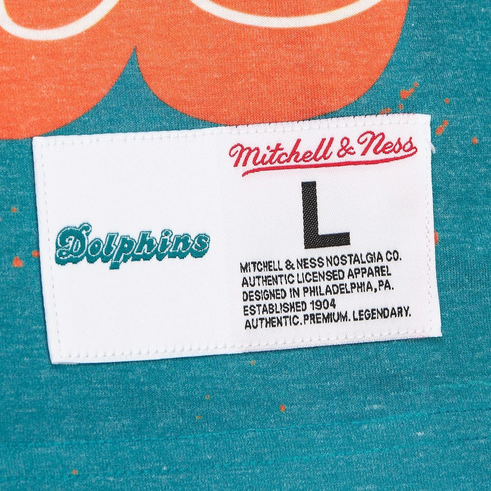 NFL Miami Dolphins Team Burst Vintage Logo T-Shirt