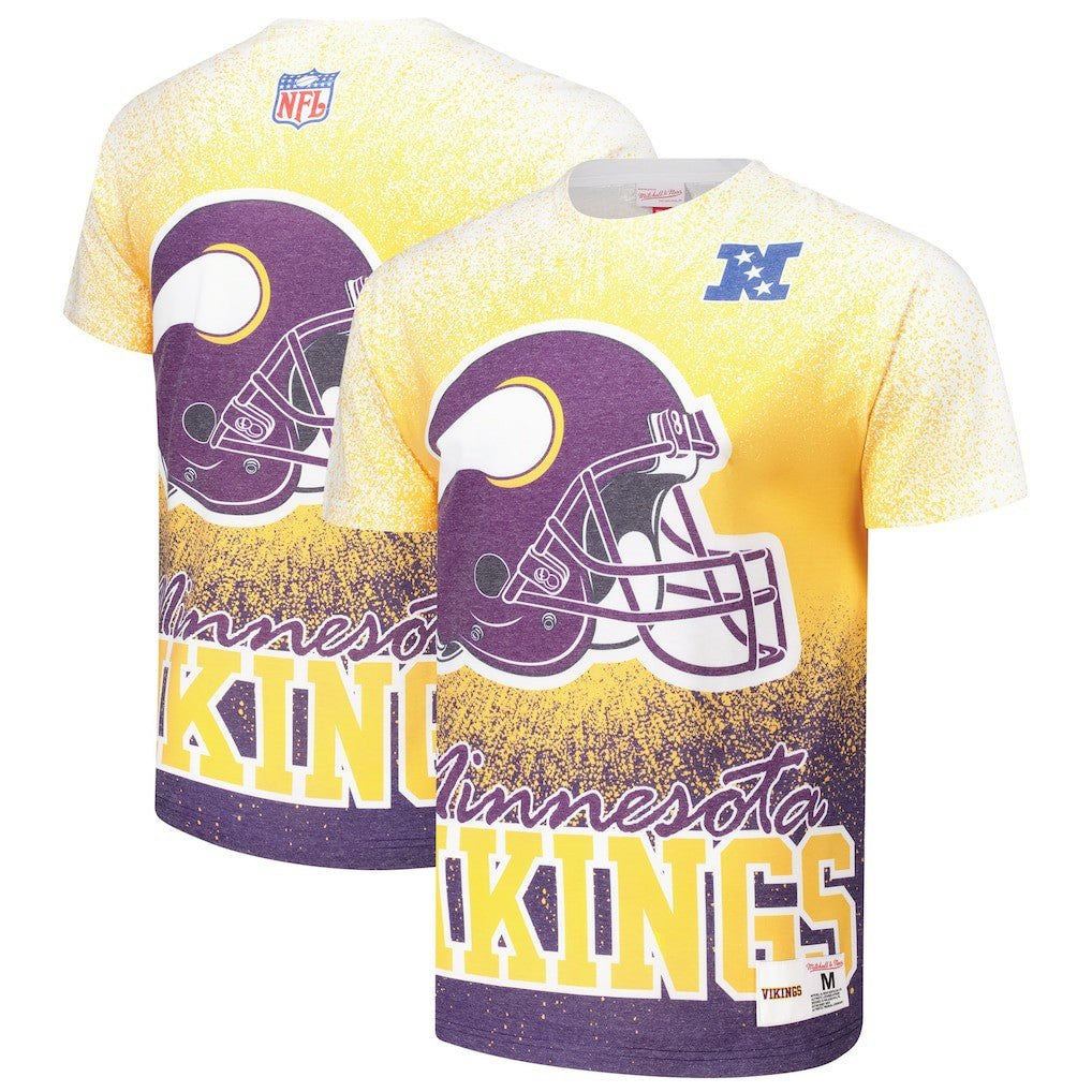 NFL Minnesota Vikings Team Burst Vintage Logo T-Shirt
