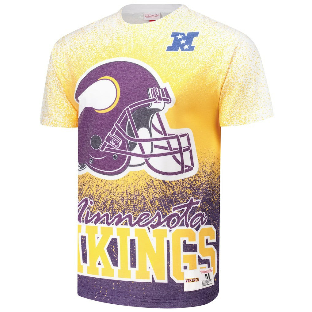 NFL Minnesota Vikings Team Burst Vintage Logo T-Shirt