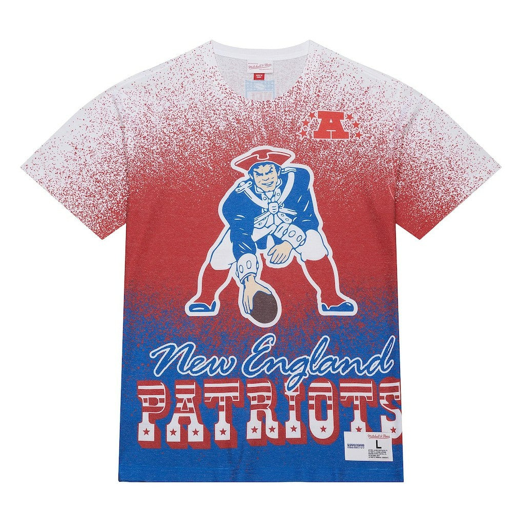 NFL New England Patriots Team Burst Vintage Logo T-Shirt