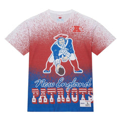 NFL New England Patriots Team Burst Vintage Logo T-Shirt