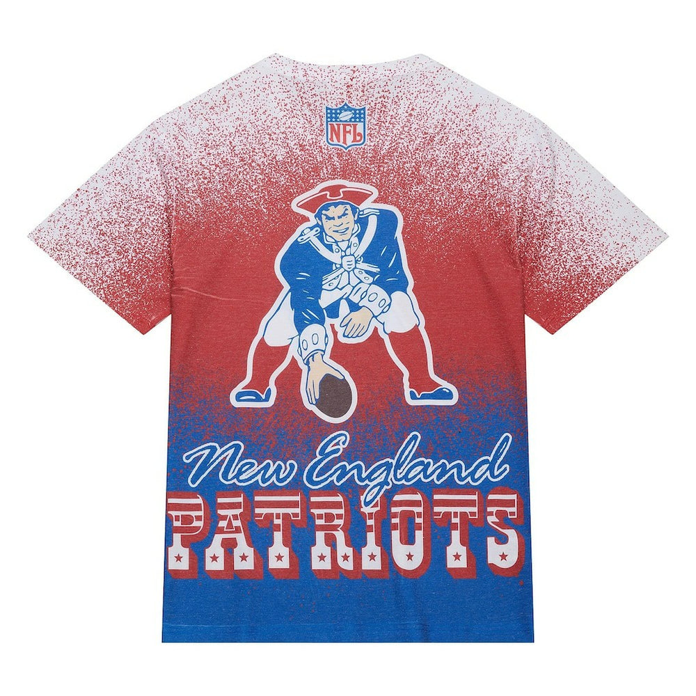 NFL New England Patriots Team Burst Vintage Logo T-Shirt