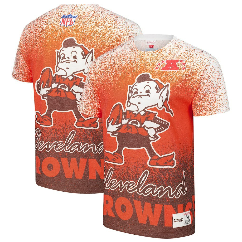 NFL Cleveland Browns Team Burst Vintage Logo T-Shirt