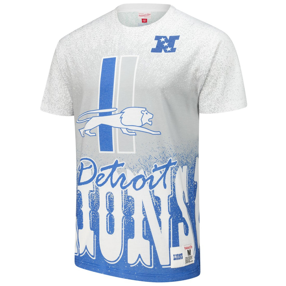 NFL Detroit Lions Team Burst Vintage Logo T-Shirt