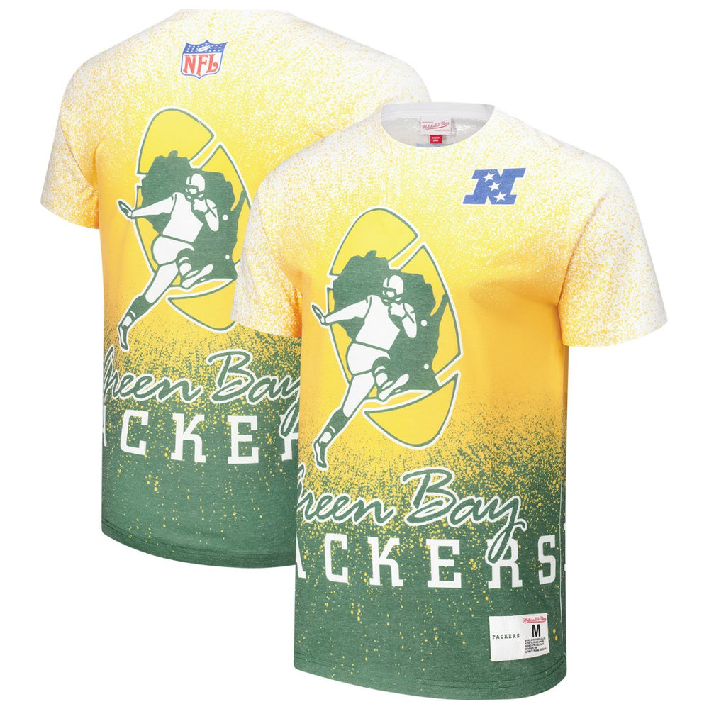 NFL Green Bay Packers Team Burst Vintage Logo T-Shirt
