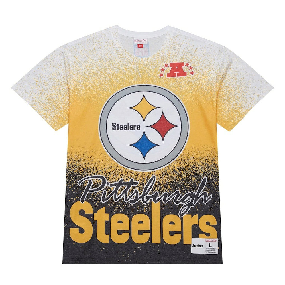 NFL Pittsburgh Steelers Team Burst Vintage Logo T-Shirt