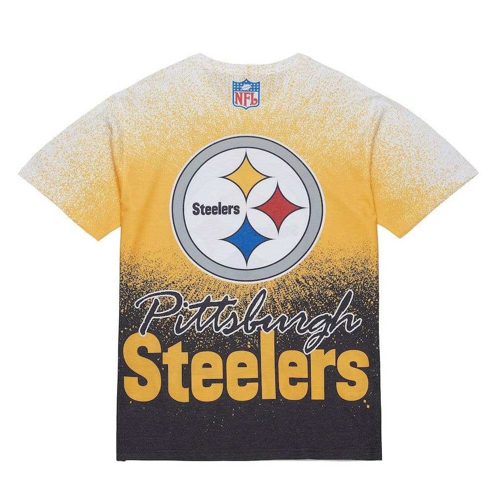 NFL Pittsburgh Steelers Team Burst Vintage Logo T-Shirt