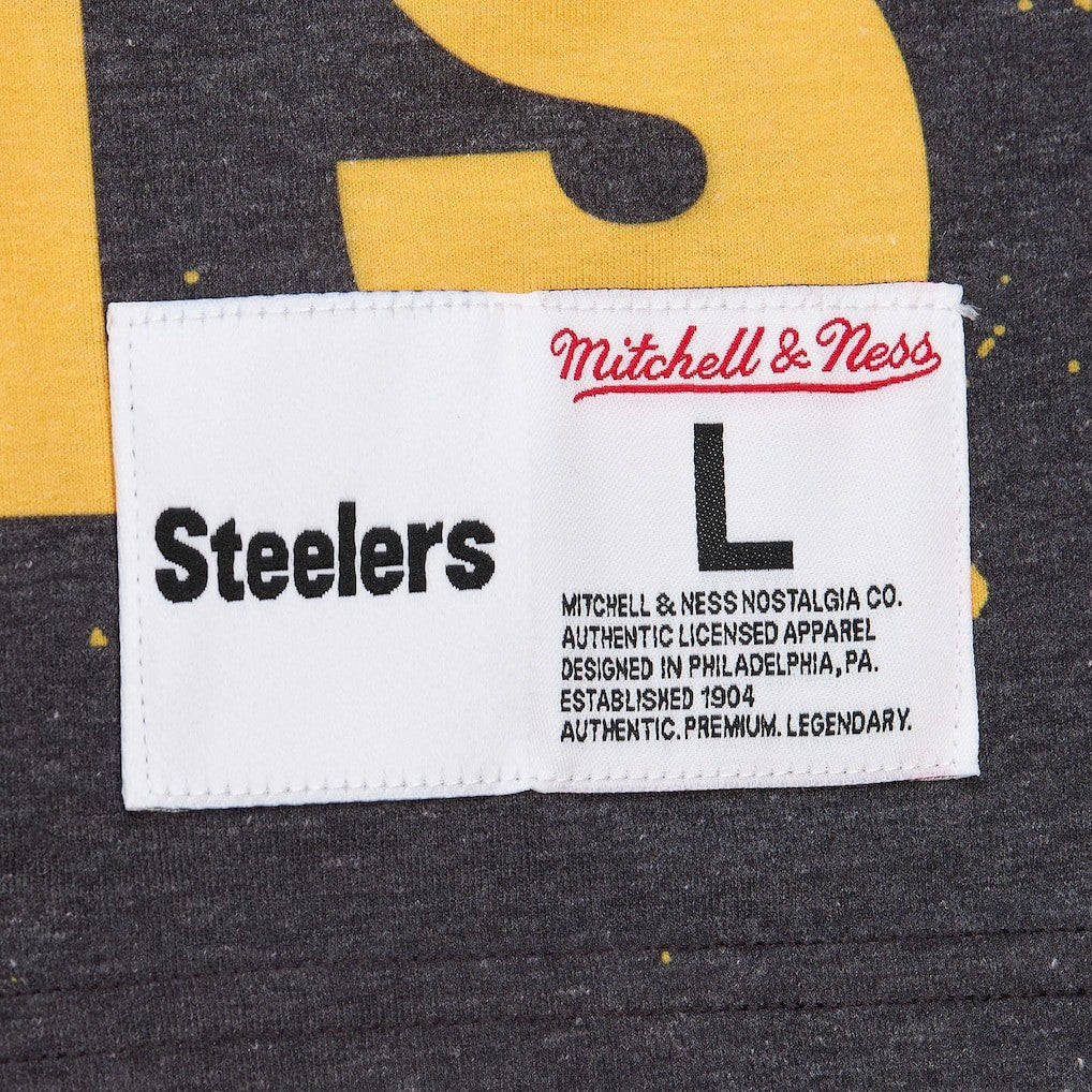 NFL Pittsburgh Steelers Team Burst Vintage Logo T-Shirt