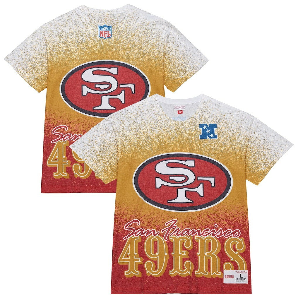 NFL San Francisco 49ers Team Burst Vintage Logo T-Shirt