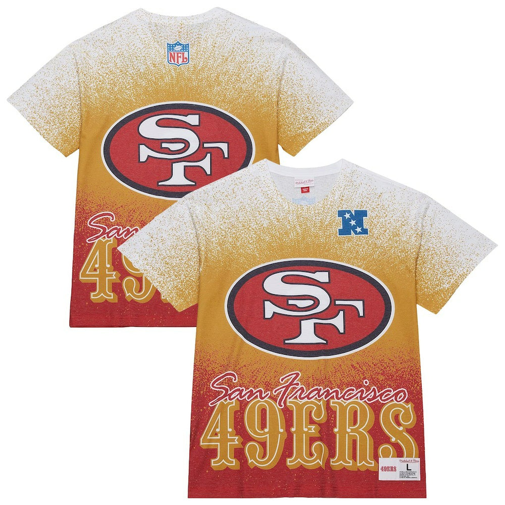NFL San Francisco 49ers Team Burst Vintage Logo T-Shirt