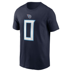 NFL Tennessee Titans Calvin Ridley  Player Name & Number T-Shirt