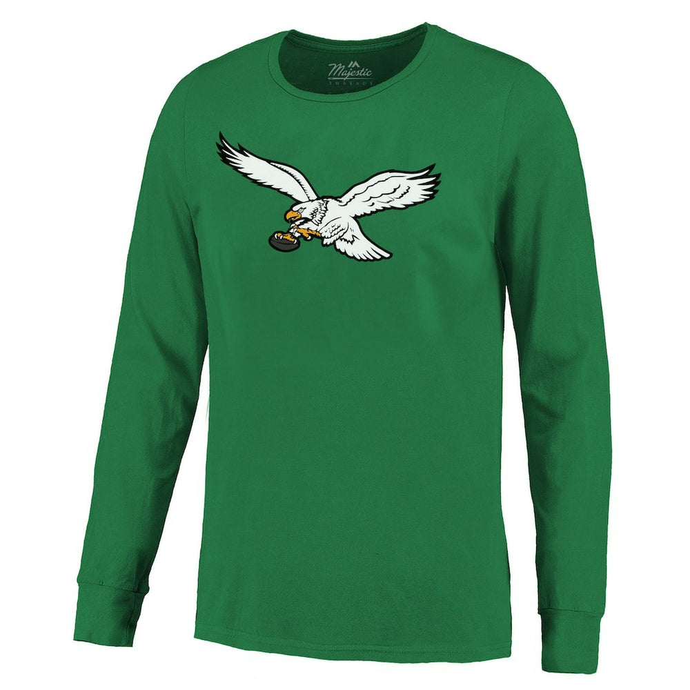 NFL Philadelphia Eagles Saquon Barkley  Majestic Threads Name & Number Long Sleeve T-Shirt