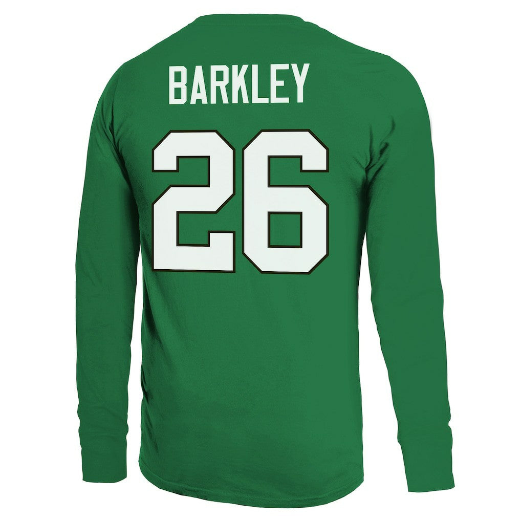 NFL Philadelphia Eagles Saquon Barkley  Majestic Threads Name & Number Long Sleeve T-Shirt