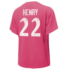 NFL Baltimore Ravens Derrick Henry  Majestic Threads Women's Name & Number T-Shirt