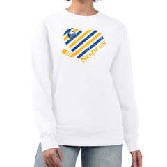 Buffalo Sabres G-III 4Her by Carl Banks Women's Heart Graphic Pullover Sweatshirt