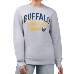 Buffalo Sabres G-III 4Her by Carl Banks Women's Filigree Team Graphic Fleece Pullover Sweatshirt