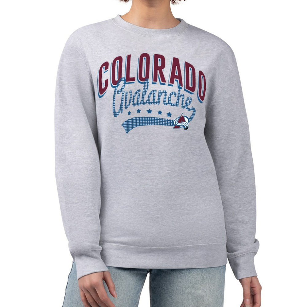 Colorado Avalanche G-III 4Her by Carl Banks Women's Filigree Team Graphic Fleece Pullover Sweatshirt