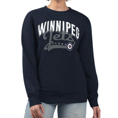 Winnipeg Jets G-III 4Her by Carl Banks Women's Filigree Team Graphic Fleece Pullover Sweatshirt