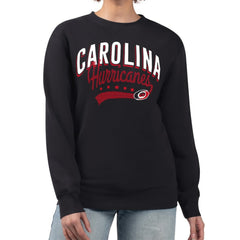 Carolina Hurricanes G-III 4Her by Carl Banks Women's Filigree Team Graphic Fleece Pullover Sweatshirt