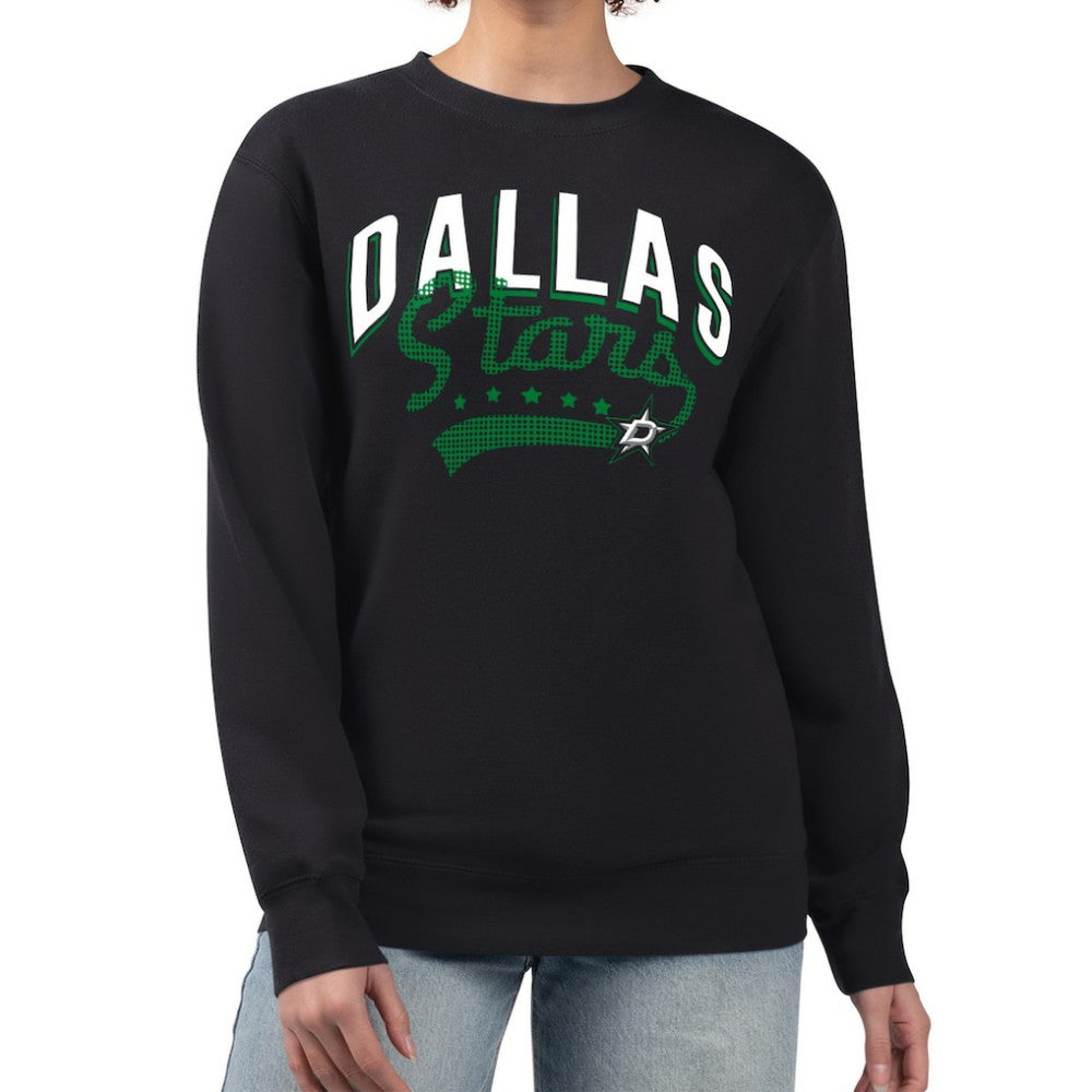 Dallas Stars G-III 4Her by Carl Banks Women's Filigree Team Graphic Fleece Pullover Sweatshirt