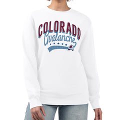 Colorado Avalanche G-III 4Her by Carl Banks Women's Filigree Team Graphic Fleece Pullover Sweatshirt