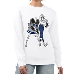 Toronto Maple Leafs G-III 4Her by Carl Banks Women's Hockey Girls Team Graphic Fleece Pullover Sweatshirt