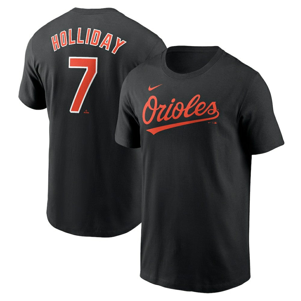 Jackson Holliday Baltimore Orioles Fuse Name & Number T-Shirt - Black | Nike
