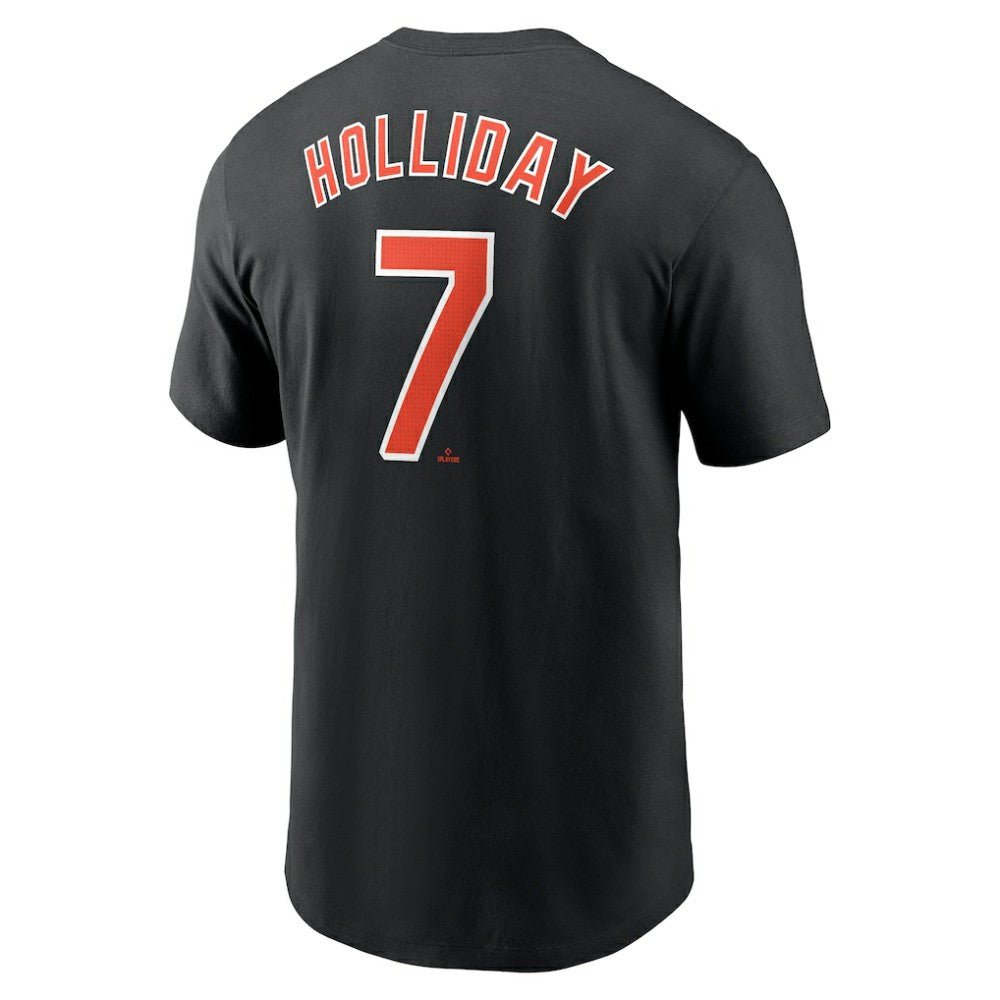 Jackson Holliday Baltimore Orioles Fuse Name & Number T-Shirt - Black | Nike