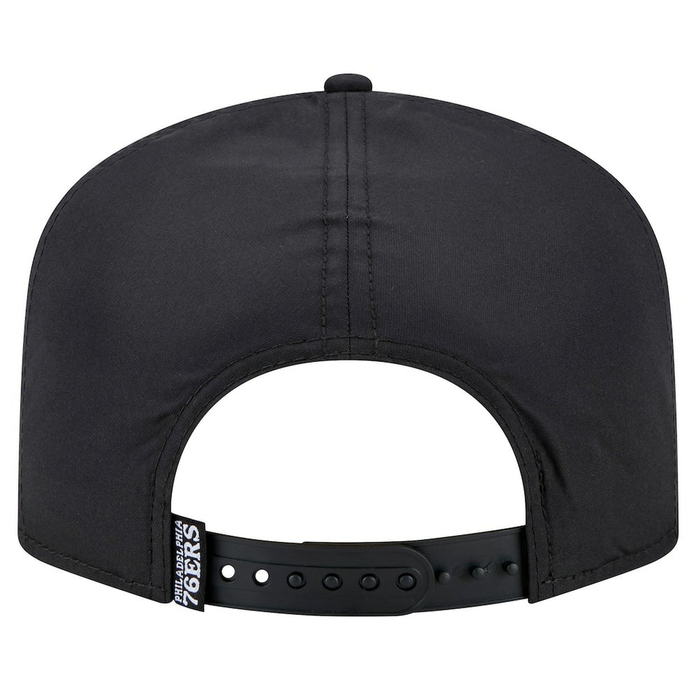 Philadelphia 76ers Vented 9FIFTY A-Frame Snapback Hat - Black | New Era shop