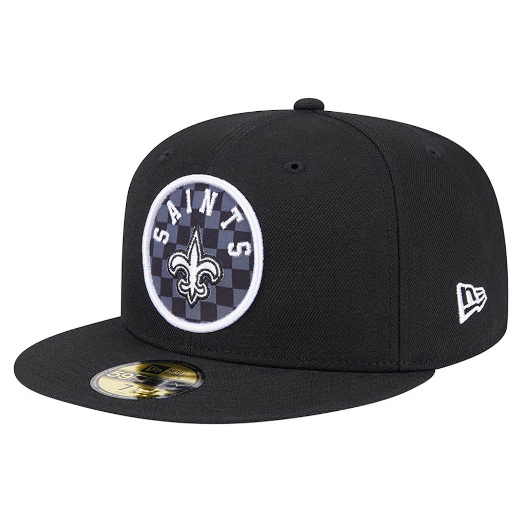 NFL New Orleans Saints Checkered 59FIFTY Fitted Hat