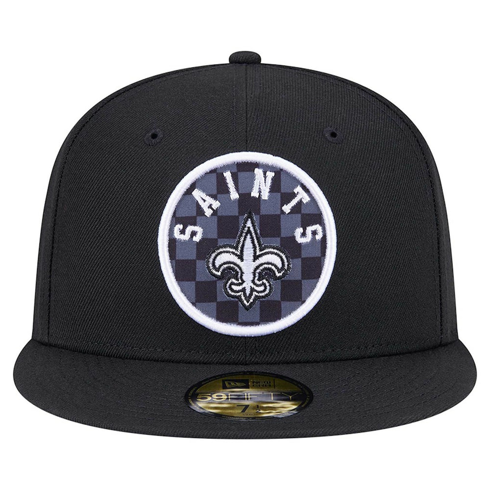 NFL New Orleans Saints Checkered 59FIFTY Fitted Hat